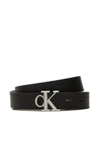 Calvin Klein Jeans Pasek Damski Mono Pl Rev Lthr Belt K60K612290 Czarny. Kolor: czarny. Materiał: skóra #1