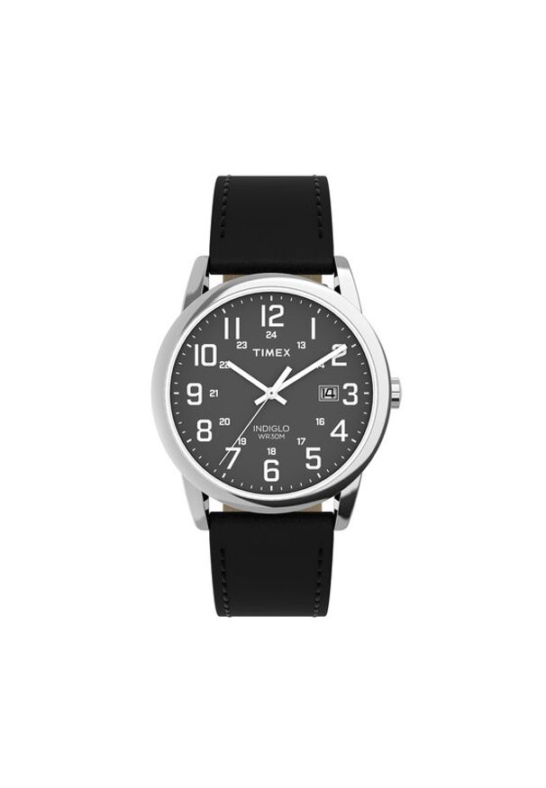 Timex Zegarek Easy Reader Classic TW2Y12800 Czarny. Kolor: czarny
