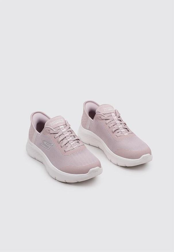skechers - Tenisówki Skechers Model Slip-ins Go Walk Flex Kolor Rose. Kolor: różowy. Materiał: tkanina