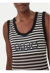 Liu Jo Beachwear Sukienka letnia VA6198 J3908 Czarny Slim Fit. Kolor: czarny. Materiał: wiskoza. Sezon: lato #4