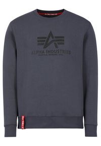 Alpha Industries Bluza Basic 178302 Szary Regular Fit. Kolor: szary. Materiał: bawełna