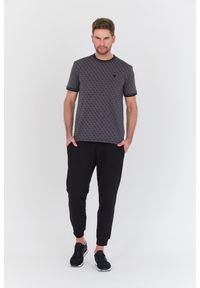 Guess - GUESS Czarny męski t-shirt Marshall, Rozmiar XXL. Kolor: czarny #4