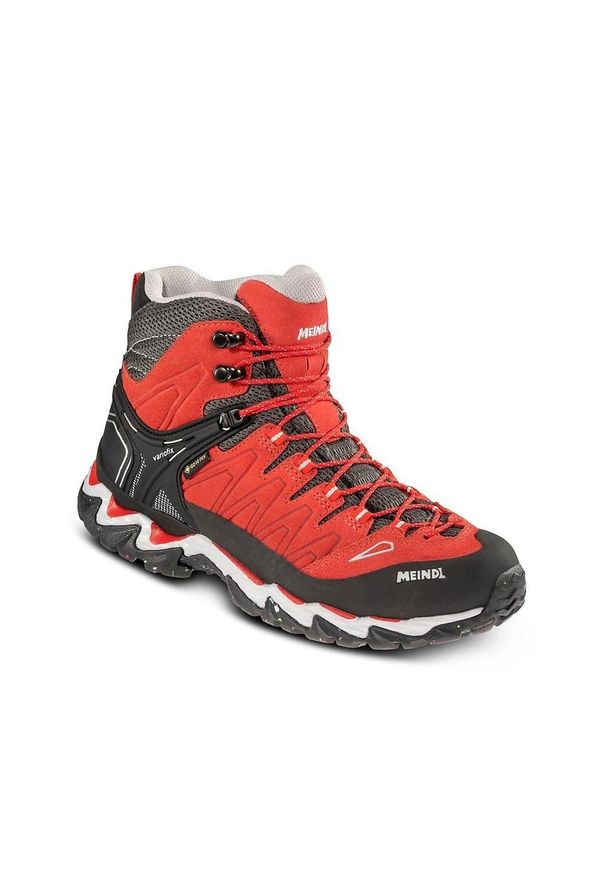 MEINDL - Buty turystyczne damskie Meindl Lite Hike Lady z membraną Gore - Tex. Kolor: czerwony, wielokolorowy, czarny. Styl: sportowy