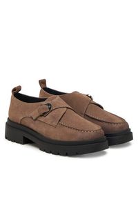Coccinelle Loafersy E4 TD1 38 01 01 Brązowy. Kolor: brązowy. Materiał: zamsz, skóra #5