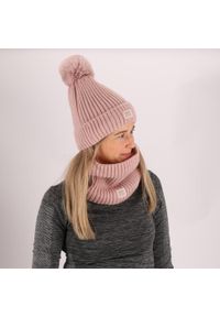 HEAT KEEPER - Zestaw termiczny damski - Czapka/ocieplacz na szyję - Różowy. Kolor: różowy. Materiał: poliakryl. Sezon: zima. Styl: sportowy #2