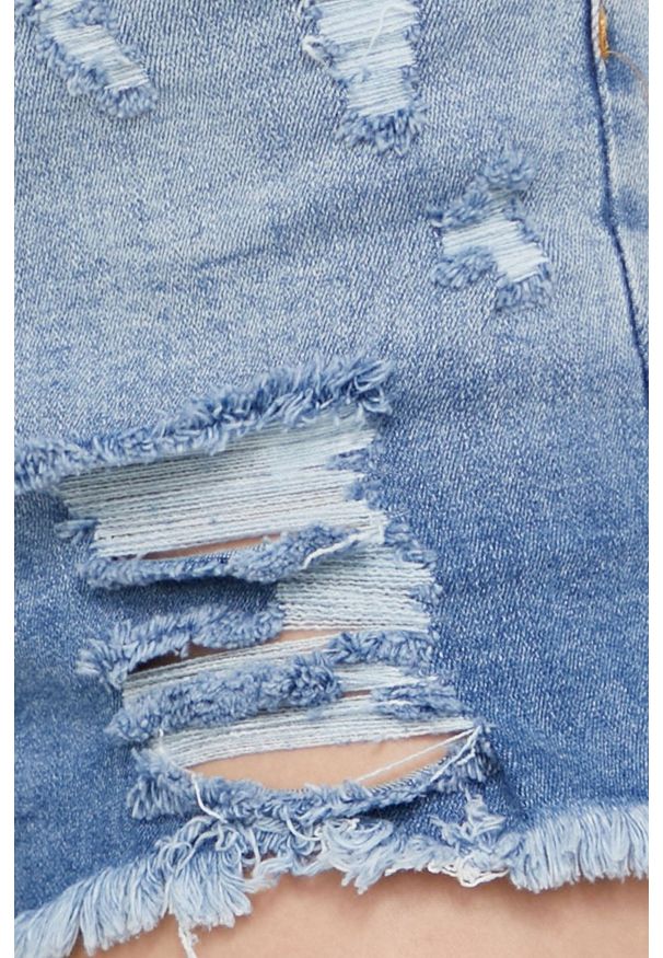 Answear Lab szorty damskie high waist. Stan: podwyższony. Kolor: niebieski. Materiał: denim. Styl: wakacyjny
