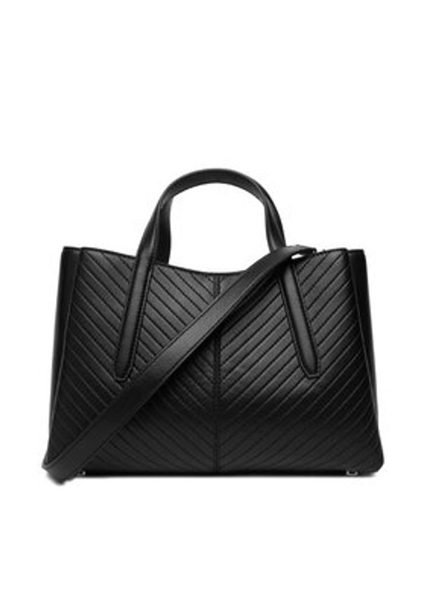 BOSS Torebka 50557898 Czarny. Kolor: czarny. Materiał: skórzane