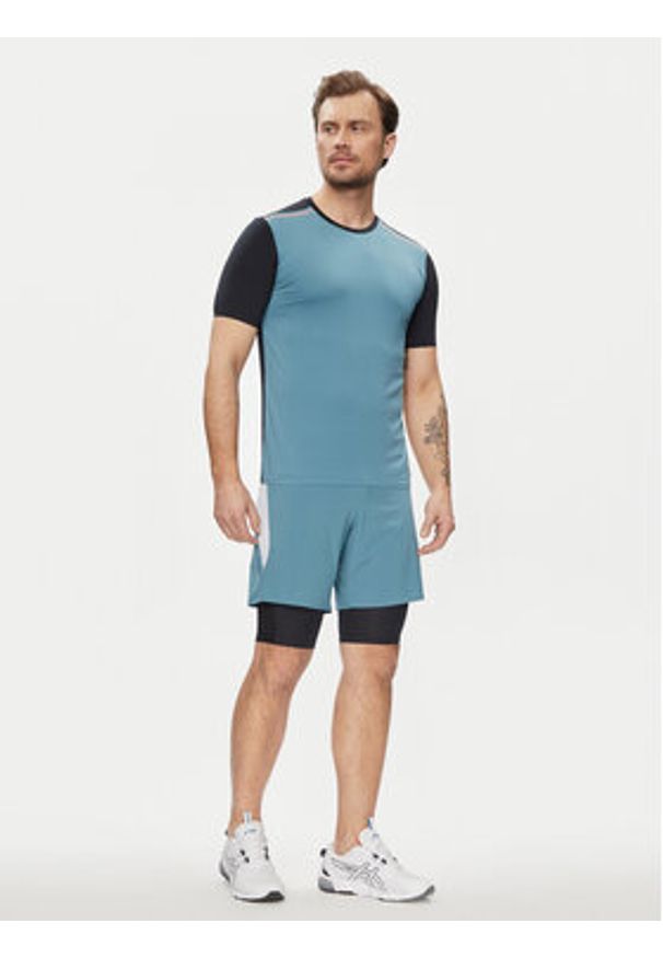 CMP Koszulka rowerowa 34N7917 Niebieski Slim Fit. Kolor: niebieski. Materiał: syntetyk