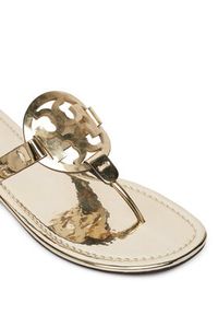 Tory Burch Japonki Miller 170345 Złoty. Kolor: złoty. Materiał: skóra #5