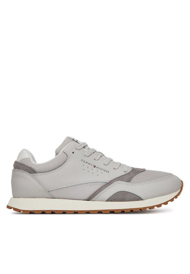 TOMMY HILFIGER - Sneakersy Tommy Hilfiger. Kolor: beżowy