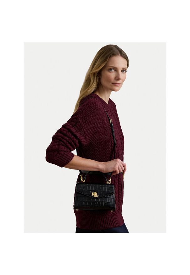 Lauren Ralph Lauren - Torebka LAUREN RALPH LAUREN. Kolor: czarny