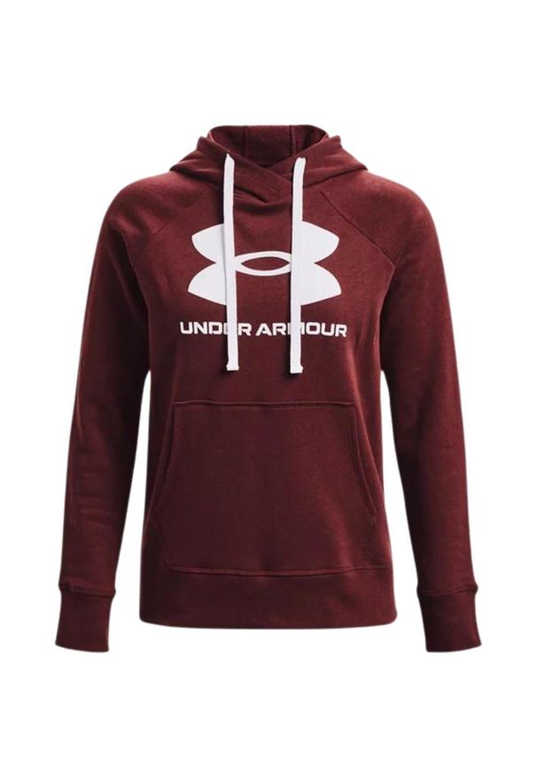 Bluza damska Under Armour Rival Fleece Logo Hoodie. Kolor: czerwony