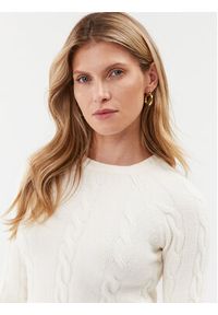 Guess Sweter W3BR40 Z3930 Écru Regular Fit. Materiał: syntetyk, bawełna #3