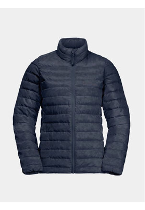 Jack Wolfskin Kurtka puchowa Pilvi Down Jkt 1207761 Granatowy Regular Fit. Kolor: niebieski. Materiał: syntetyk
