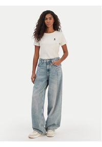 BOSS T-Shirt Elove 50556994 Beżowy Regular Fit. Kolor: beżowy. Materiał: bawełna #3