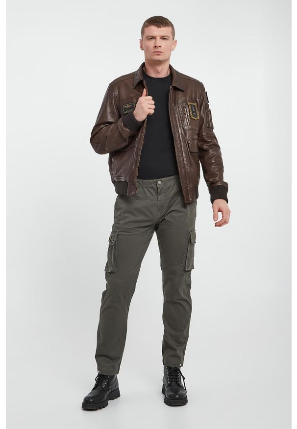 Aeronautica Militare - Spodnie męskie cargo AERONAUTICA MILLITARE