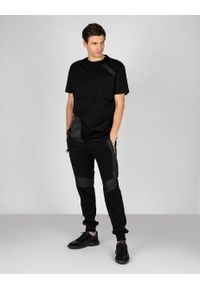 Les Hommes T-shirt "Oversize" | LKT152 703 | Oversized Fit Mercerized Cotton T-Shirt | Mężczyzna | Czarny. Kolor: czarny. Materiał: bawełna