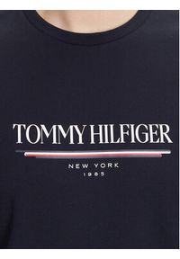 TOMMY HILFIGER - Tommy Hilfiger T-Shirt Brand Love MW0MW40324 Granatowy Regular Fit. Kolor: niebieski. Materiał: bawełna #4