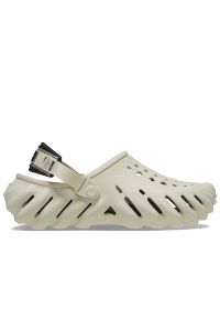 Klapki unisex Crocs X-Echo Clog 207937-2YJ - beżowe. Kolor: beżowy. Materiał: materiał. Sezon: lato #1