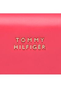 TOMMY HILFIGER - Tommy Hilfiger Torebka Micro Turnlock AW0AW14205 Różowy. Kolor: różowy. Materiał: skórzane #6