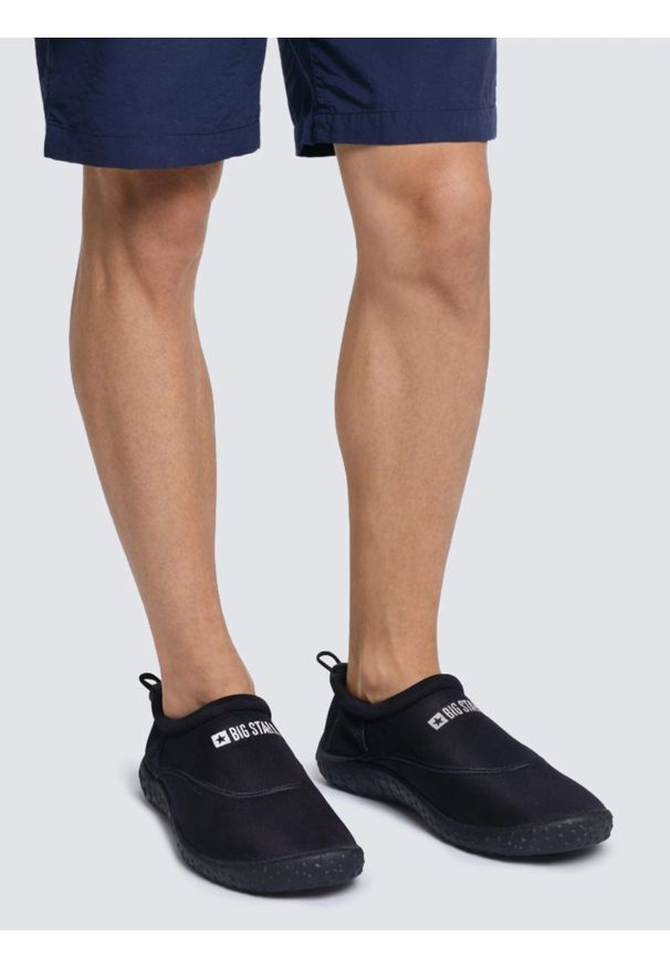 Big-Star - Buty męskie do wody czarne NN174752 906. Okazja: na plażę. Nosek buta: okrągły. Kolor: czarny. Materiał: materiał, guma. Sezon: lato. Styl: sportowy, wakacyjny