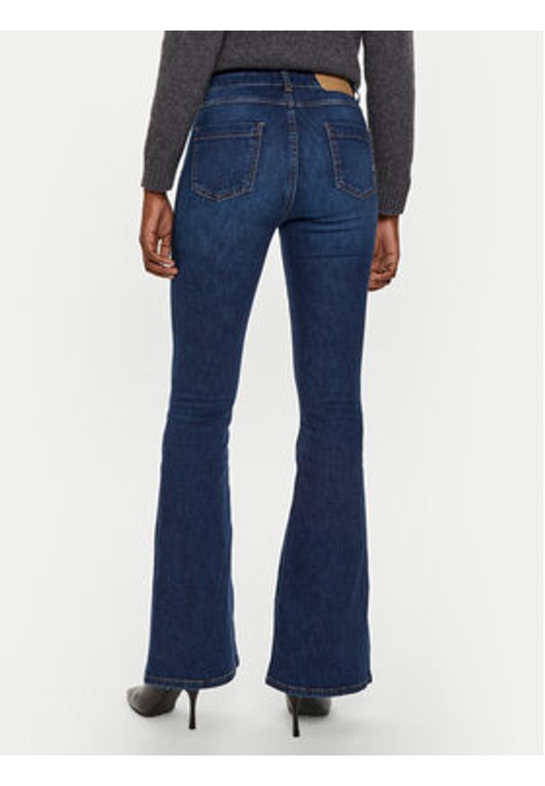 ViCOLO Jeansy DS0130 Granatowy Regular Fit. Kolor: niebieski