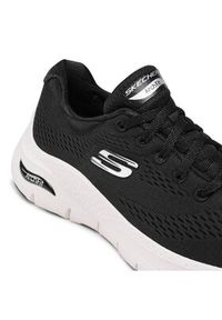 skechers - Skechers Sneakersy Arch Fit 149057/BKW Czarny. Kolor: czarny. Materiał: materiał