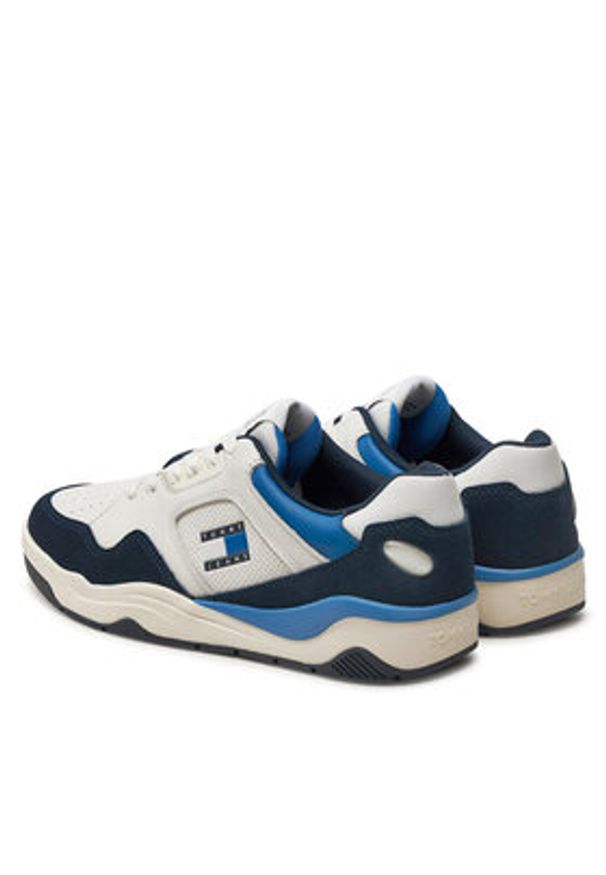 Tommy Jeans Sneakersy Tjm New Basket Sneaker Lc EM0EM01500 Granatowy. Kolor: niebieski. Materiał: skóra