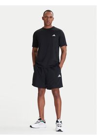 Adidas - adidas Koszulka techniczna Workout Essentials Base KA3569 Czarny Regular Fit. Kolor: czarny. Materiał: syntetyk #4