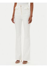 MET Jeansy M10 253PT Biały Regular Fit. Kolor: biały #1