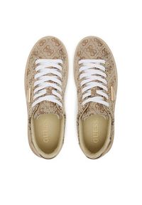 Guess Sneakersy FLJD13 FAM12 Złoty. Kolor: złoty. Materiał: materiał