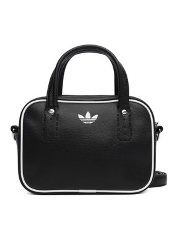 Adidas - adidas Torebka JX7872 Czarny. Kolor: czarny. Materiał: skórzane