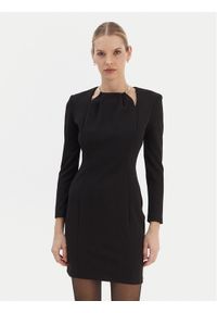 Rinascimento Sukienka koktajlowa CFC0126529003 Czarny Slim Fit. Kolor: czarny. Materiał: syntetyk. Styl: wizytowy #1