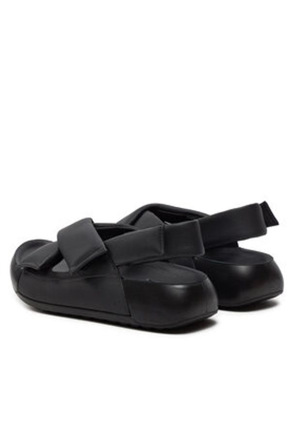 ecco - ECCO Sandały Cozmo Pf W 20665301001 Czarny. Kolor: czarny. Materiał: skóra