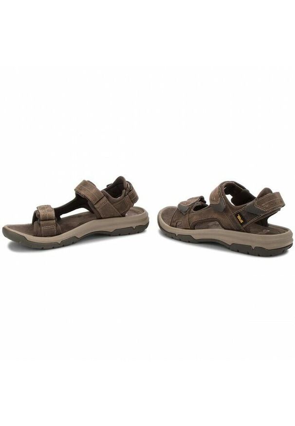 Buty do chodzenia męskie Teva Langdon. Zapięcie: rzepy. Kolor: brązowy. Materiał: materiał. Sport: turystyka piesza