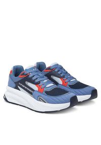 EA7 Emporio Armani Sneakersy X8X178 XK382 U468 Czarny. Kolor: czarny. Materiał: skóra