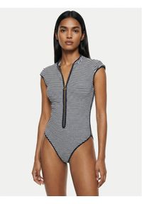 Seafolly Strój kąpielowy Clubhouse 60290-281 Granatowy. Kolor: niebieski. Materiał: syntetyk #1