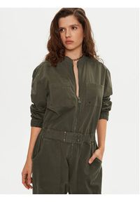 One Teaspoon Kombinezon 26637 Khaki Relaxed Fit. Kolor: brązowy. Materiał: bawełna