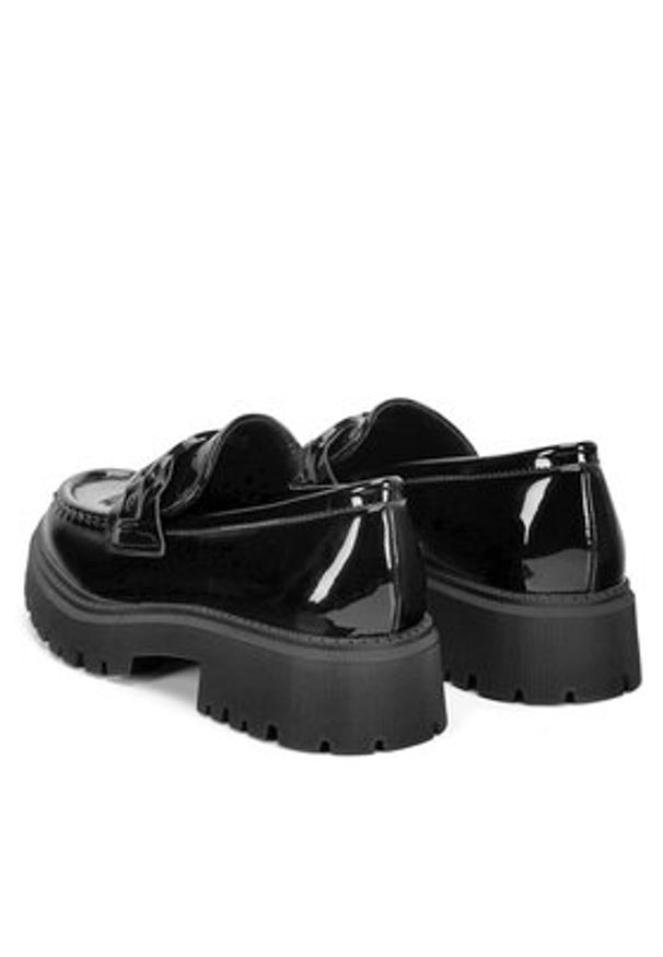 DeeZee Loafersy WS5875-32 Czarny. Kolor: czarny. Materiał: skóra