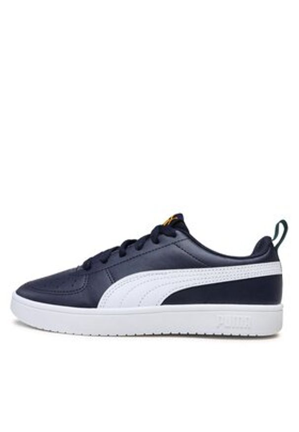 Puma Sneakersy Rickie Jr 384311 07 Granatowy. Kolor: niebieski. Materiał: skóra