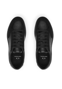 Armani Exchange Sneakersy XUX177 XV762 K001 Czarny. Kolor: czarny. Materiał: skóra