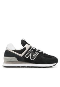 New Balance Sneakersy WL574EVB Czarny. Kolor: czarny. Materiał: zamsz, skóra. Model: New Balance 574 #1