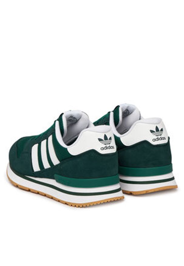 Adidas - adidas Sneakersy ZX 500 RS IH7276 Zielony. Kolor: zielony. Materiał: skóra, zamsz. Model: Adidas ZX