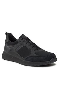 Geox Sneakersy U Molveno U45F1A 014EK C9999 Czarny. Kolor: czarny