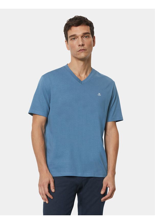 Marc O'Polo T-Shirt 422 2012 51616 Niebieski Regular Fit. Typ kołnierza: polo. Kolor: niebieski. Materiał: bawełna
