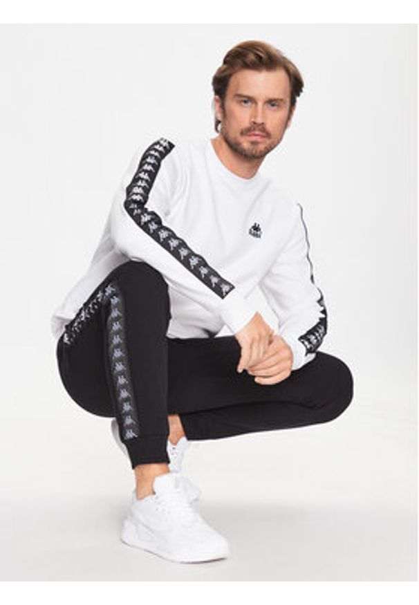 Kappa Bluza 313005 Biały Regular Fit. Kolor: biały. Materiał: bawełna