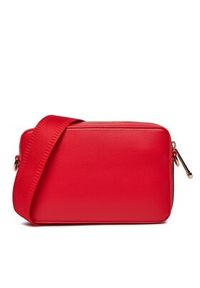 TOMMY HILFIGER - Tommy Hilfiger Torebka Th Essential Sc Camera Bag Corp AW0AW15707 Czerwony. Kolor: czerwony. Materiał: skórzane