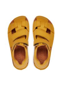 Froddo Sandały Barefoot Flexy Avi G3150263-5 D Żółty. Kolor: żółty. Materiał: skóra