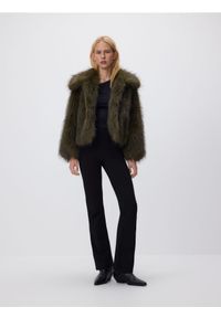 Reserved - Spodnie z wiskozą - czarny. Kolor: czarny. Materiał: wiskoza #1