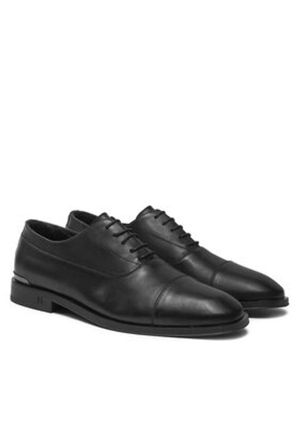 Karl Lagerfeld - KARL LAGERFELD Półbuty Ellis KL13214 Czarny. Kolor: czarny. Materiał: skóra